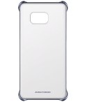 Clear Cover S6 Edge+ Czarny-Niebieski