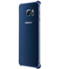 Clear Cover S6 Edge+ Czarny-Niebieski