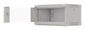 LANBERG SZAFA INSTALACYJNA RACK WISZĄCA 19" 4U 540X350 SZARA DRZWI PRZESZKLONE (FLAT PACK)
