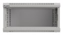 LANBERG SZAFA INSTALACYJNA RACK WISZĄCA 19" 4U 540X350 SZARA DRZWI PRZESZKLONE (FLAT PACK)