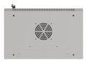 LANBERG SZAFA INSTALACYJNA RACK WISZĄCA 19" 4U 540X350 SZARA DRZWI PRZESZKLONE (FLAT PACK)