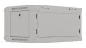 LANBERG SZAFA INSTALACYJNA RACK WISZĄCA 19" 4U 540X350 SZARA DRZWI PRZESZKLONE (FLAT PACK)