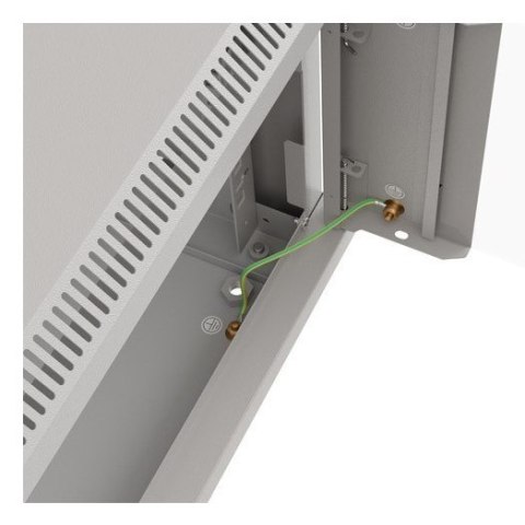 LANBERG SZAFA INSTALACYJNA RACK WISZĄCA 19" 4U 540X350 SZARA DRZWI PRZESZKLONE (FLAT PACK)