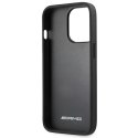 AMG AMHCP14LGSEBK iPhone 14 Pro 6,1" czarny/black hardcase Leather Debossed Lines