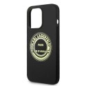 Karl Lagerfeld KLHCP14XSRSGRCK iPhone 14 Pro Max 6,7" hardcase czarny/black Silicone RSG