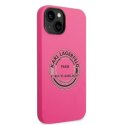 Karl Lagerfeld KLHCP14SSRSGRCF iPhone 14 6,1" hardcase różowy/pink Silicone RSG