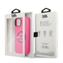 Karl Lagerfeld KLHCP14SSRSGRCF iPhone 14 6,1" hardcase różowy/pink Silicone RSG