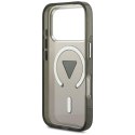 Etui Guess IML Gradient Triangle Logo MagSafe do iPhone 17 Pro Max czarny