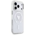 Etui Guess IML Gradient Triangle Logo MagSafe do iPhone 17 Pro przezroczysty