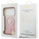 Etui Guess IML Gradient Triangle Logo MagSafe do iPhone 17 Pro różowy
