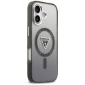 Etui Guess IML Gradient Triangle Logo MagSafe do iPhone 17 czarny