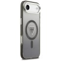 Etui Guess IML Gradient Triangle Logo MagSafe do iPhone Air czarny