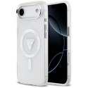 Etui Guess IML Gradient Triangle Logo MagSafe do iPhone Air przezroczysty