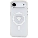 Etui Guess IML Gradient Triangle Logo MagSafe do iPhone Air przezroczysty
