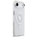 Etui Guess IML Gradient Triangle Logo MagSafe do iPhone Air przezroczysty