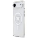 Etui Guess IML Gradient Triangle Logo MagSafe do iPhone Air przezroczysty