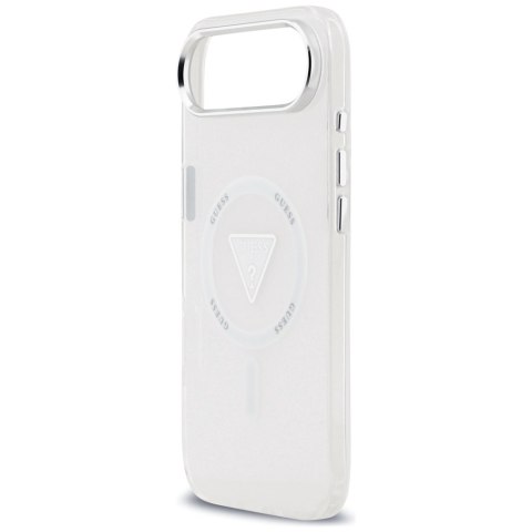 Etui Guess IML Gradient Triangle Logo MagSafe do iPhone Air przezroczysty