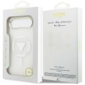 Etui Guess IML Gradient Triangle Logo MagSafe do iPhone Air przezroczysty