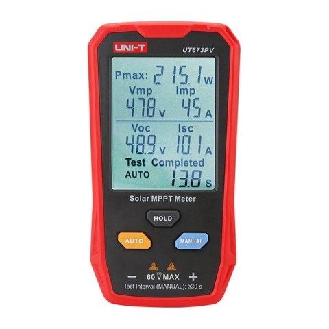 Tester Solar MPPT Uni-T UT673PV