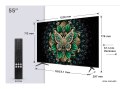 Telewizor TCL 55C6K QD-Mini LED 55" 4K Ultra HD Google TV Dolby Atmos DVB-T2 Metaliczny (OUTLET)