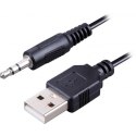 DEFENDER GŁOŚNIKI ROCKET 2.0 6W LED USB CZARNE 65094