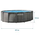 Basen ogrodowy stelażowy 457 x 122 cm 12w1 INTEX 26742ND