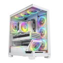 MODECOM OBUDOWA VOLCANO STELLAR PLUS ARGB MIDI 8F WHITE