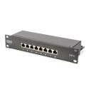 Zestaw sieciowy Digitus 10", szafa 6U, półka, PDU, switch 8-portowy, panel krosowy CAT 6, szary Digitus | Zestaw sieciowy | DN-1