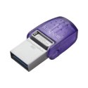 Kingston | DataTraveler | DT Micro Duo 3C | 256 GB | USB Type-C i Type-A | Fioletowy