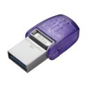 Kingston | DataTraveler | DT Micro Duo 3C | 64 GB | USB Type-C i Type-A | Fioletowy