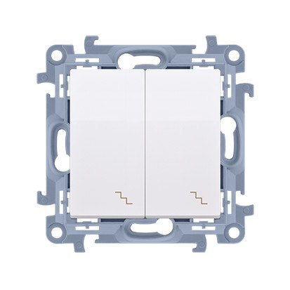 KONTAKT SIMON 10 MODUŁ BIAŁY ŁĄCZNIK UNIWERSALNY 2X ZACISKI ŚRUBOWE 10AX 250V