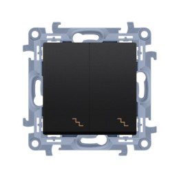 KONTAKT SIMON 10 MODUŁ CZARNY MAT ŁĄCZNIK UNIWERSALNY 2X ZACISKI ŚRUBOWE 10AX 250V