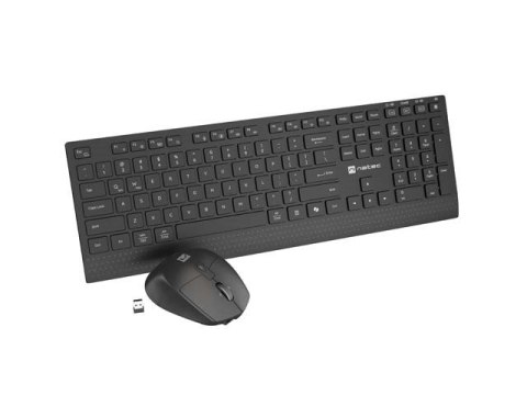 NATEC ZESTAW 2W1 KLAWIATURA MYSZ STINGRAY 2 US BEZPRZEWODOWY
