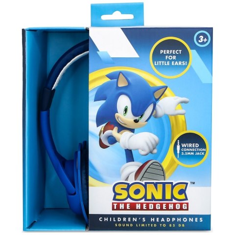 Dziecięce Słuchawki nauszne OTL Sonic The Hedgehog gumowe uszka