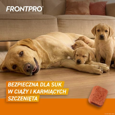 FRONTPRO Tabletki na pchły i kleszcze dla psa (>25-50 kg) - 3x 136mg