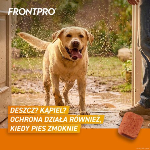 FRONTPRO Tabletki na pchły i kleszcze dla psa (>25-50 kg) - 3x 136mg