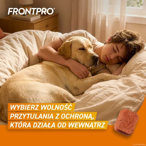 FRONTPRO Tabletki na pchły i kleszcze dla psa (>25-50 kg) - 3x 136mg