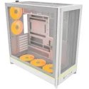 Obudowa PC Montech HS01, Midi-Tower, ATX, aRGB, Szkło Hartowane - biała