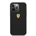 Ferrari FESSIHMP13LBK iPhone 13 Pro / 13 6,1" czarny/black hardcase Silicone MagSafe