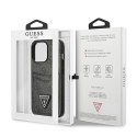 Guess GUHCP13LP4TPK iPhone 13 Pro / 13 6,1" czarny/black hardcase 4G Triangle Logo Cardslot