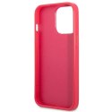 Guess GUHCP13LPS4MF iPhone 13 Pro / 13 6,1" różowy/pink hardcase Saffiano 4G Small Metal Logo