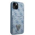 Guess GUHCP13SP4TPB iPhone 13 mini 5,4" niebieski/blue hardcase 4G Triangle Logo Cardslot