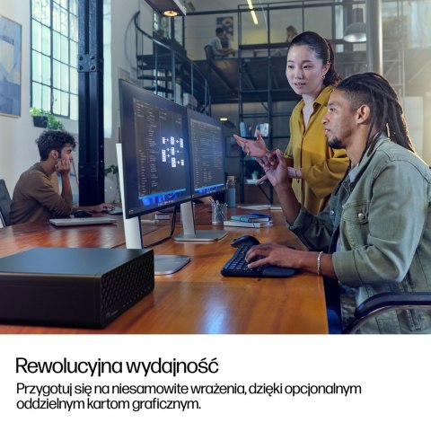 HP EliteDesk 8 SFF G1i AI Intel Core Ultra 5 235 16 GB DDR5-SDRAM 512 GB SSD Windows 11 Pro PC AI PC Czarny