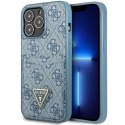 Guess GUHCP13XP4TPB iPhone 13 Pro Max 6,7" niebieski/blue hardcase 4G Triangle Logo Cardslot