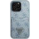 Guess GUHCP13XP4TPB iPhone 13 Pro Max 6,7" niebieski/blue hardcase 4G Triangle Logo Cardslot