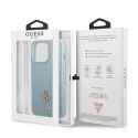 Guess GUHCP13XPS4MB iPhone 13 Pro Max 6,7" niebieski/blue hardcase Saffiano 4G Small Metal Logo