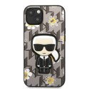 Karl Lagerfeld KLHCP13SPMNFIK1 iPhone 13 mini 5,4" szary/grey Flower Ikonik Karl