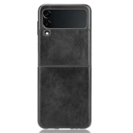 Beline Etui Leather Case Samsung Z Flip 4 czarny/black