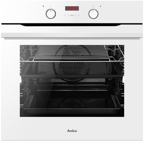 Piekarnik elektryczny Amica ED3765171W F-TYPE 77 l | BakingPro System | grill | termoobieg | biały