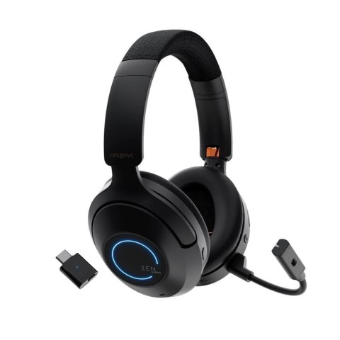 Creative Labs Zen Hybrid Pro Classic Zestaw słuchawkowy Bezprzewodowy Opaska na głowę Gaming USB Type-C Bluetooth Czarny